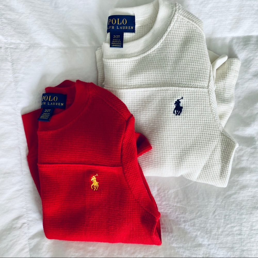 Polo Ralph Lauren 2T Bundle Thermal Shirts